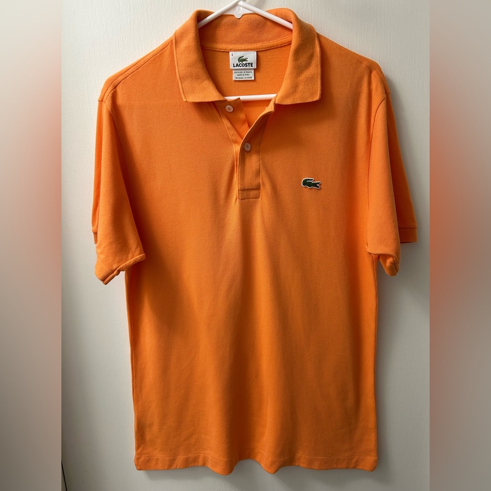 Vintage Lacoste Polo Shirt orange
